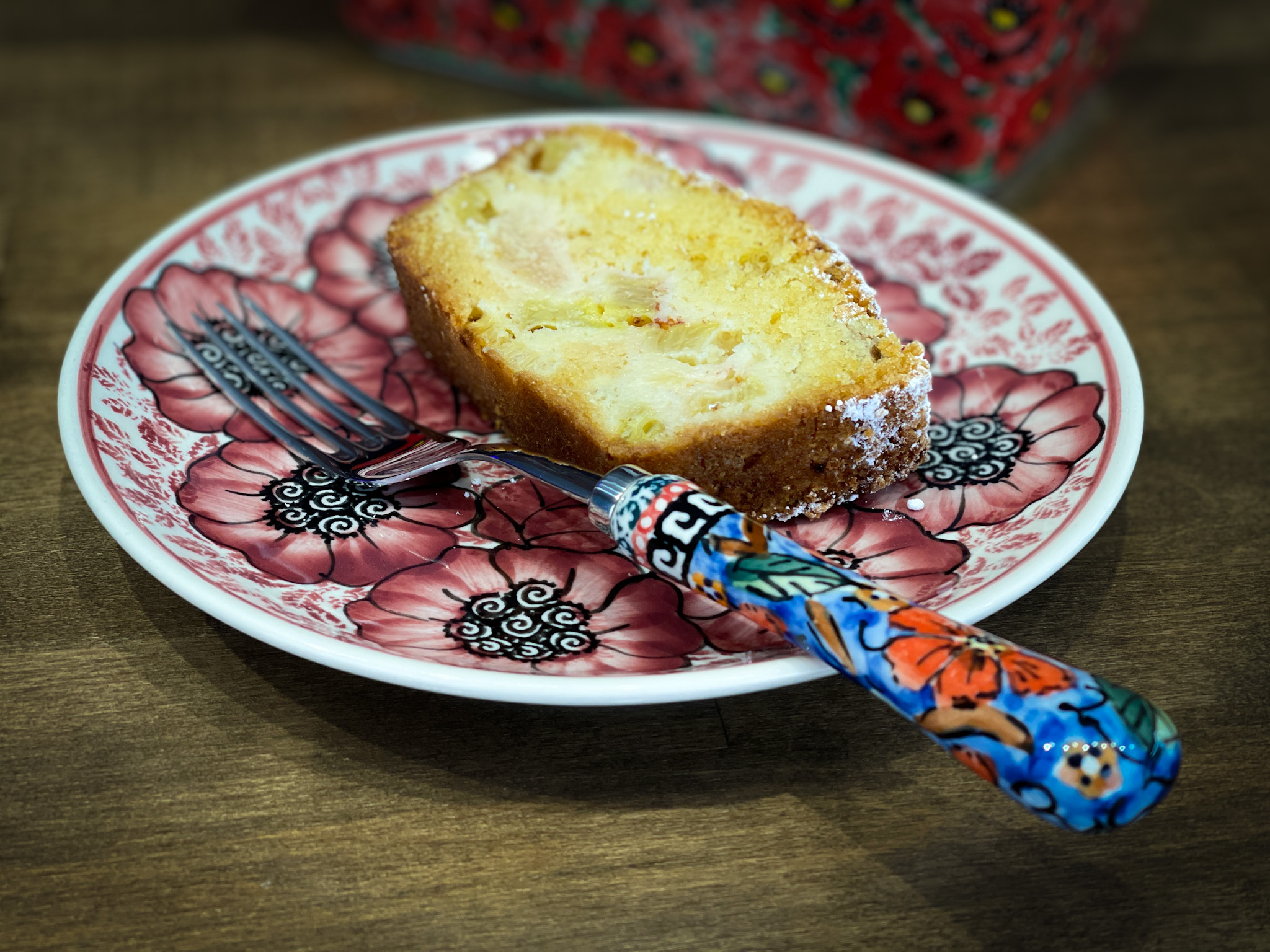 Polish Rhubarb Cake